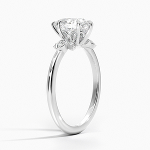 BOJ <b>Ring</b> 045 Pear Cut 925 <b>Silver</b> Grand Fiore Diamond & Rhodium Plated Wedding 2ct D Color VVS1 Moissanite GRA Certified <b>Ring</b> - Product Image 2