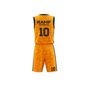 Nuevo Diseño de Camiseta de Baloncesto Sublimada Reversible y Personalizable, Transpirable, Antihumedad, Antibacteriana, de Malla, Tallas Grandes, de Secado Rápido - Product Image 3