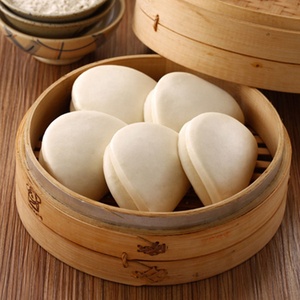 OEM acceptable Baozi <span class=keywords><strong>Bun</strong></span> vapeur <span class=keywords><strong>surgelé</strong></span> Chignon farci à la vapeur Dim Sum chinois Snacks Shaomai Siu Mai Shumai - Product Image 3