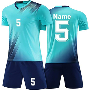 Uniformes de Fútbol Sublimados de Alta Calidad para Hombre y Mujer, 100% Poliéster, con Logotipo Personalizado, Nuevo Diseño, Camisetas y Pantalones Cortos - Product Image 6