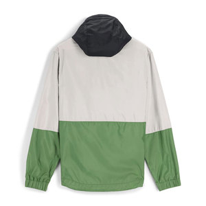 <b>Men's</b> Color Blocking Windbreaker Hooded <b>Jacket</b> Regular Fit Breathable Polyester Material Spring Casual Style Windproof Zipper - Product Image 2