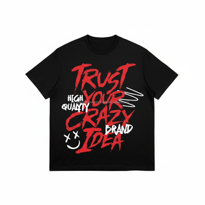 <b>Men's</b> Drop Shoulder T-<b>Shirt</b> Oversized Printed Breathable Custom OEM Wholesale - Product Image 1