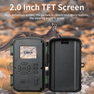 Nouvelle caméra de chasse avec capteur CMOS 2.7K vidéo 16MP photo, grand angle 120°, batterie AA, écran TFT 2.0'', temps de déclenchement 0.2S, vision nocturne - Product Image 5