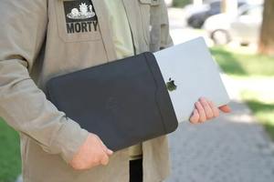 Funda Protectora de Cuero Genuino de Vaca, Estilo Vintage, Resistente, para Uso Diario, Ligera, para Tablets y Laptops LS-0281 - Product Image 4