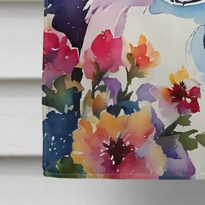 ธงบ้านนกฮูกเต็มไปด้วยหิมะขนาดใหญ่หลากสีสำหรับตกแต่งลานแบนเนอร์ตกแต่งผนังป้ายโพลีเอสเตอร์-หลาและสนามหญ้า - Product Image 4