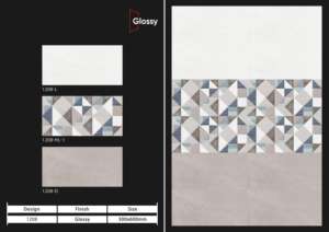 Azulejos de Pared de Cerámica con Acabado Brillante de Primera Calidad de 300X600MM, Decoración Interior Elegante para Aplicaciones en Paredes de Baños y Cocinas - Product Image 5