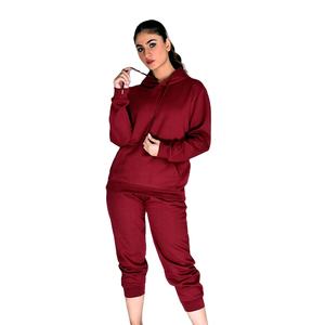 Ensemble de survêtement personnalisé pour femme : sweat à capuche à manches longues et pantalon de jogging, style streetwear décontracté - Product Image 1