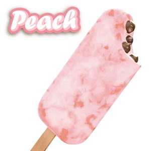 El helado suave más delicioso, helado tropical con sabor a fruta de melocotón para Taiwán - Product Image 4