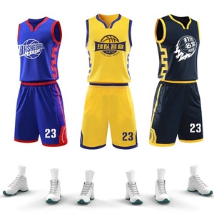 <span class=keywords><strong>Ensemble</strong></span> d'uniformes de shorts de <span class=keywords><strong>basket</strong></span>-ball conçus sur mesure vêtements de sport d'entraînement respirants pour femmes et hommes robe en jersey imprimé par sublimation - Product Image 1