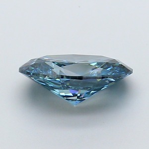 Diamant ovale brillant fantaisie bleu vif cultivé en laboratoire, clarté VS1, polissage excellent, pierre précieuse CVD de qualité supérieure, bijou de luxe étincelant - Product Image 2