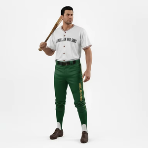 Premium Custom <b>Baseball</b> Uniform Set Men Women Breathable Lightweight Team Jersey Athletic Sportswear Wholesale Supplier - Product Image 4