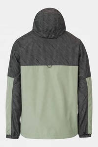 Chaqueta Cortavientos de Invierno para Hombre con Capucha y Cuello Alto, Transpirable, Ligera, con Cierre, Impermeable, para Exteriores, con Logotipo Personalizado en la Parte Delantera - Product Image 2