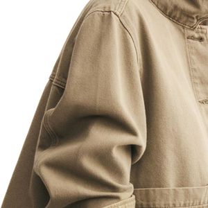Veste en jean décontractée pour femme, en coton, classique, boutonnée, pour le printemps et l'automne, style streetwear, vente en gros - Product Image 4