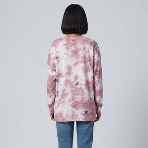T-shirt oversize vintage délavé à l'acide pour femme, manches longues, coupe ample, épaules tombantes, style streetwear décontracté d'été - Product Image 4