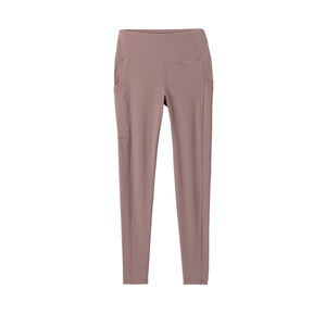 Leggings de Cintura Alta sin Costuras, Térmicos, Casuales, Color Verde Sólido, Elásticos, Transpirables, Tejidos, para Mujer - Product Image 4