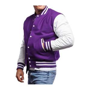 Chaqueta Universitaria Personalizada para Hombre con Bordado Estilo Vintage, Colección de Invierno del Fabricante, Venta al Por Mayor - Product Image 2