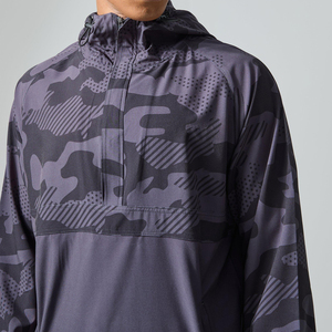 OEM <b>Men's</b> Winter Training Wear Solid 2 1 Durable 100% Nylon Fabric Comfortable Fit Stylish Waterproof Windbreaker Set Premium - Product Image 3