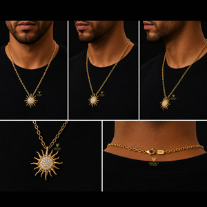 Colgante de Sol Estilo Hip Hop con Incrustaciones de Diamantes de Moissanita en Plata de Ley 925 para Hombre y Mujer, Joyería de Lujo Personalizada al por Mayor - Product Image 3