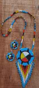 Conjunto de collar de cuentas premium diseñado para bodas tradicionales, fiestas y un estilo de joyería étnica elegante. - Product Image 2