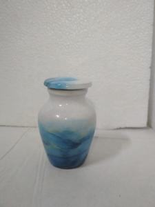 Urne souvenir personnalisée faite à la main en métal imprimé rose à vendre en gros fournitures funéraires designer en métal top vente urnes artisanales - Product Image 5