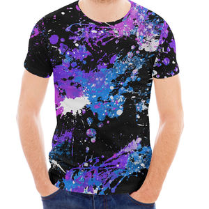 Camiseta de hombre con diseño de logotipo en relieve personalizado al por mayor, impresión por sublimación 3D, camiseta de alta calidad para hombre - Product Image 4