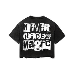 Camiseta Personalizada con Gráficos, Efecto Desgastado por el Sol, 220 g/m², Algodón, Estilo Urbano, Corte Recto, Lavado Ácido, para Hombre - Product Image 5