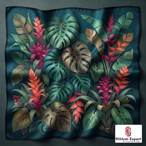Écharpe à impression numérique de qualité supérieure, tissu léger, service de marque blanche personnalisé, fabricant de textiles OEM ODM, tissu personnalisé Bali - Product Image 4
