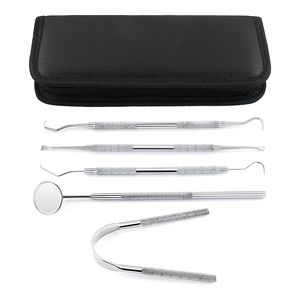 Kit de Examen Dental, Espejo para Blanqueamiento Dental, Pinzas, Instrumentos de Diagnóstico Dental Básicos, Instrumentos Quirúrgicos Dentales - Product Image 6