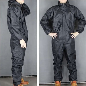 Combinaison de pluie imperméable personnalisée pour homme, intégrale, à capuche, légère, de protection, pour travaux en extérieur, OEM ODM - Product Image 2
