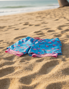 กางเกงชายหาดแบบซับลิเมชั่นสั่งทำพิเศษ 2 in 1 กางเกงว่ายน้ำผู้ชายพร้อมกางเกงเลกกิ้งซับในแบบรัดรูป แฟชั่นทันสมัย แห้งเร็ว - Product Image 6