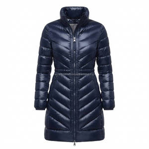 Women's Full Length Puffer <b>Jacket</b> Quilted Winter Belted Coat Lightweight Warm Outdoor Parka OEM Wholesale Factory - Product Image 1