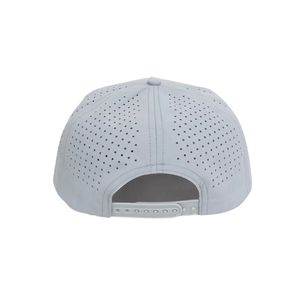 OEM Waterproof Performance Golf Hat with Breathable Laser Cut Holes Custom PVC Patch Logo Lightweight <b>Snapback</b> <b>Cap</b> Unisex - Product Image 4