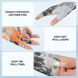 Guantes de Pesca Transpirables Ecológicos Profesionales de Alta Calidad del Fabricante, con Logotipo Personalizado, Tallas y Diseño a Medida - Product Image 2