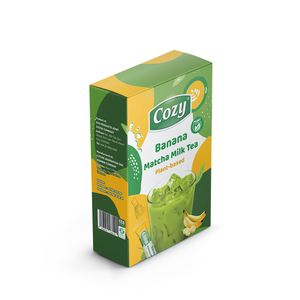 Muestras Gratis de Té Instantáneo en Polvo, Sabores Ricos, Bebida Energética en Polvo, 10gr 15gr por Sobres, Empaque de Té, Polvo de Plátano - Product Image 1