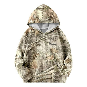 Relevo <b>Leopard</b> <b>Print</b> Hooded Sweatshirt Men's Oversized Cotton French Terry Casual Pullover with Front Pocket Sytreetwear - Product Image 2