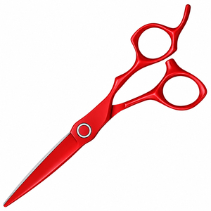 6 Inch Custom Logo Salon Hairdressing Scissor High Quality Stainless Steel Right-Handed <b>Long</b> <b>Handle</b> Beard Trimming <b>Shears</b> Low - Product Image 3