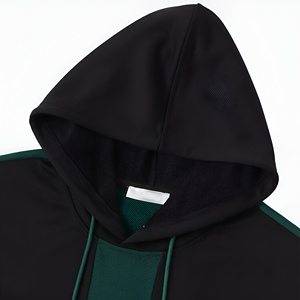 เสื้อฮู้ดสีน้ำเงินเทาแบบสองโทน ดีไซน์ทันสมัย ผ้าสวมใส่สบาย สไตล์ลำลอง สตรีทแวร์ มินิมอล เหมาะสำหรับใส่ทุกวัน - Product Image 4