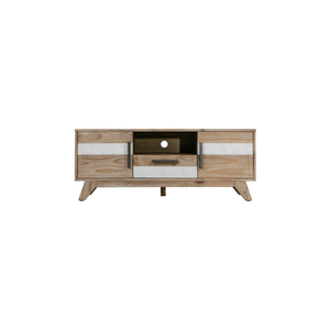 SOHO Collection Solid Wood TV <b>Unit</b> <b>2</b> Doors <b>2</b> <b>Drawers</b> Living Room Furniture Good Price TV Cabinet Made Vietnam - Product Image 1