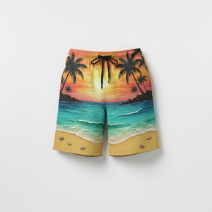 Shorts de Playa Elásticos en 4 Direcciones, Shorts de Surf de Secado Rápido para Hombre, Shorts de Surf Personalizados al por Mayor - Product Image 1