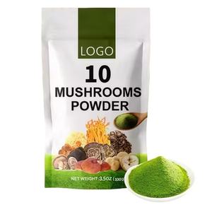 OEM/ODM Poudre de 10 champignons 3,5 oz (100 g) Complément énergétique végétalien à base de champignons - Product Image 1
