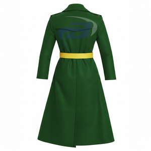 Manteau long en laine de haute qualité pour femme, prêt à être expédié, de la sororité Chi Eta Phi CEPhi, avec ceinture. - Product Image 2