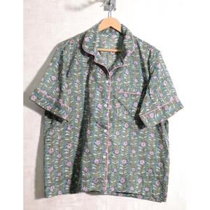 Women's Floral Printed Cotton Short <b>Pajama</b> Set Comfortable Soft Breathable Night <b>Suit</b> for Everyday Sleepwear - Product Image 2