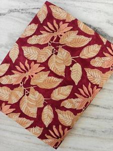 Tela de algodón reutilizable con estampado floral ecológico, diseño personalizado, estampado a mano, proveedor de pedidos al por mayor. - Product Image 2