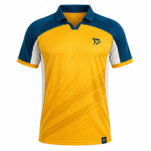 Men Professional Team Jersey Moisture Wicking Polyester Sportswear Uniform for Cricket Club Match Wear - Product Image 2