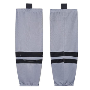 Cycling <b>Leg</b> <b>Warmers</b> Gray Black Striped Breathable Thin Knee High For Adults Summer Sport Socks - Product Image 1