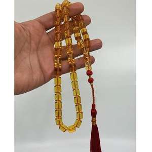 ลูกประคำพลาสติกเรซิ่นสีพื้นแบบคลาสสิกสำหรับชาวมุสลิม - Product Image 1