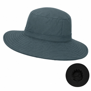 Sombrero de Sol Negro con Logotipo Personalizado al por Mayor, Forro de Malla Transpirable, Ligero, 100% Algodón, Unisex, Sombrero de Pescador, Precio de Fábrica para Viajes y Fiestas - Product Image 3