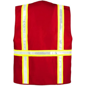 Hi Vis Safety Workwear Reflective Bib <b>Overall</b> Suit with Customizable Logo <b>Waterproof</b> Features for Enhanced Visibility Security - Product Image 4