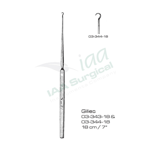 Offre Spéciale 2026 Crochets cutanés Gillies, Instruments de chirurgie plastique, Instruments de dermatologie, Crochet simple - Product Image 3