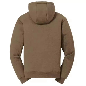 Sudadera con Capucha y Cierre para Hombre, Color Sólido, Felpa, Estilo Casual, Corte Regular, Otoño, 100% Algodón, Transpirable, Tejido de Punto, Modelo 2026 - Product Image 2